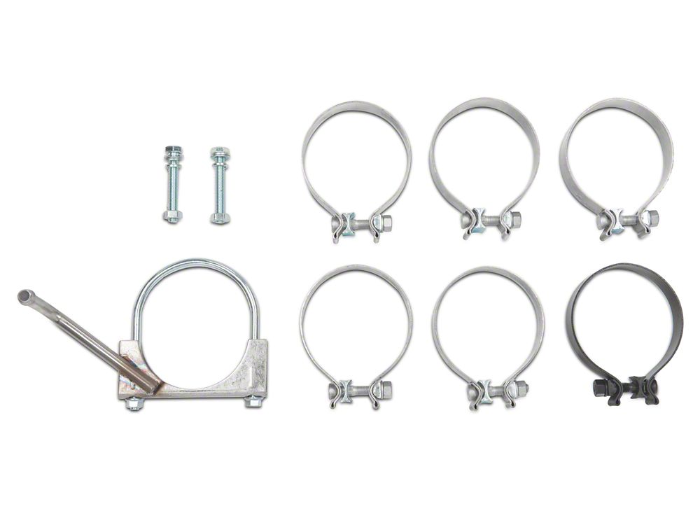 C&L 4-Inch Single Exhaust System with Black Tip; Side Exit (15-20 2.7L EcoBoost F-150)