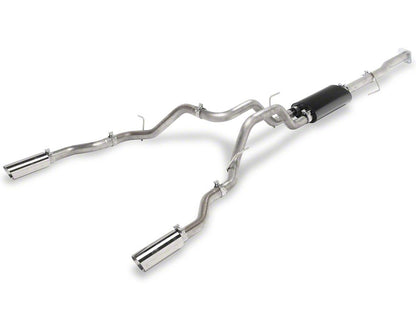 C&L Dual Exhaust System with Polished Tips; Side/Rear Exit (11-14 3.5L EcoBoost)