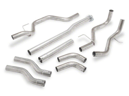 C&L Dual Exhaust System with Polished Tips; Side/Rear Exit (11-14 3.5L EcoBoost)