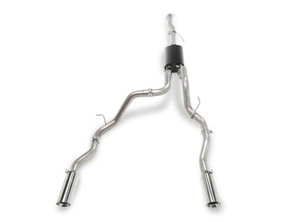 C&L Dual Exhaust System with Polished Tips; Side/Rear Exit (09-10 4.6L F-150)