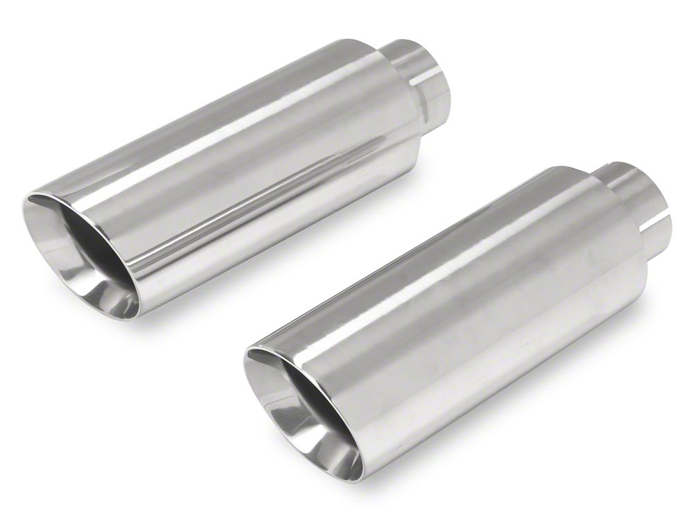 C&L Dual Exhaust System with Polished Tips; Side/Rear Exit (09-10 4.6L F-150)