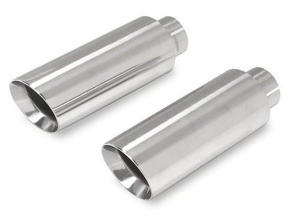 C&L Dual Exhaust System with Polished Tips; Side/Rear Exit (09-10 5.4L F-150)