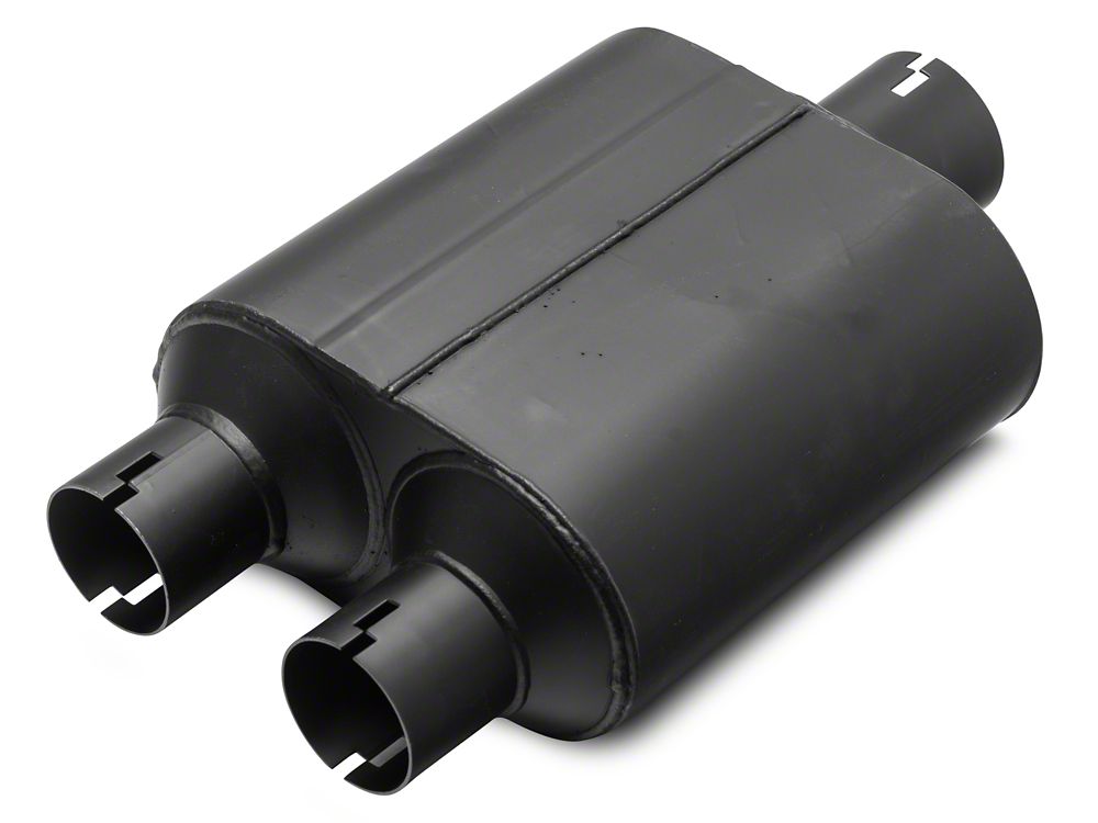 C&L Dual Exhaust System with Polished Tips; Side/Rear Exit (04-08 4.6L F-150)