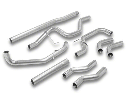 C&L Dual Exhaust System with Polished Tips; Side/Rear Exit (04-08 4.6L F-150)