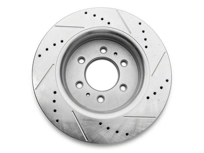 C&L Super Sport HD Cross Drilled and Slotted 6-Lug Rotors; Front and Rear (12-14 F-150; 15-17 F-150 w/ Manual Parking Brake)