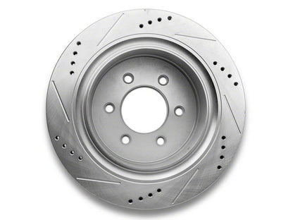 C&L Super Sport HD Cross Drilled and Slotted 6-Lug Rotors; Front and Rear (12-14 F-150; 15-17 F-150 w/ Manual Parking Brake)