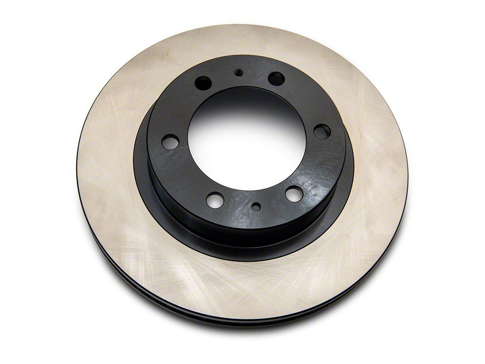 C&L OE Replacement Black Coated 6-Lug Rotors; Front (05-23 Tacoma)