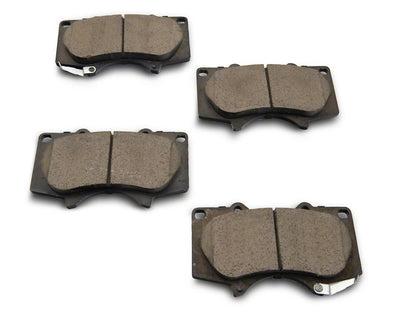 C&L OE Replacement Black Coated 6-Lug Brake Rotor and Pad Kit; Front (05-23 Tacoma)