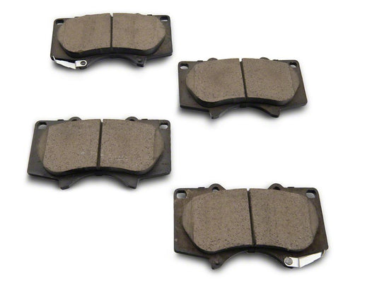 C&L OE Replacement Black Coated 6-Lug Brake Rotor and Pad Kit; Front (05-23 Tacoma)