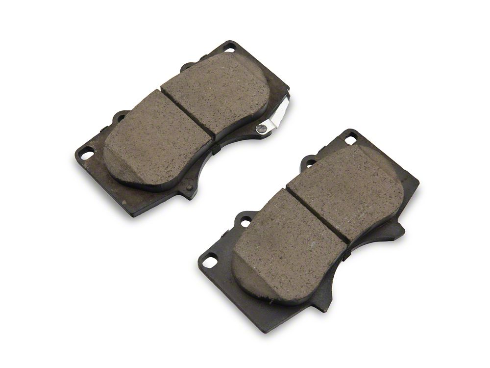 C&L OE Replacement Black Coated 6-Lug Brake Rotor and Pad Kit; Front (05-23 Tacoma)