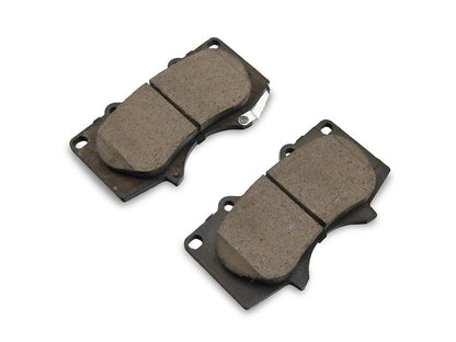 C&L OE Replacement Black Coated 6-Lug Brake Rotor and Pad Kit; Front (05-23 Tacoma)