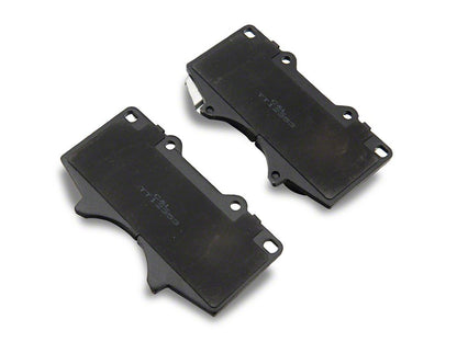 C&L OE Replacement Black Coated 6-Lug Brake Rotor and Pad Kit; Front (05-23 Tacoma)