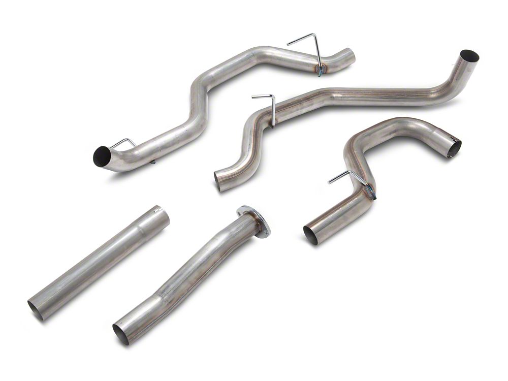 C&L Dual Exhaust System with Polished Tips; Side Exit (16-23 3.5L Tacoma)