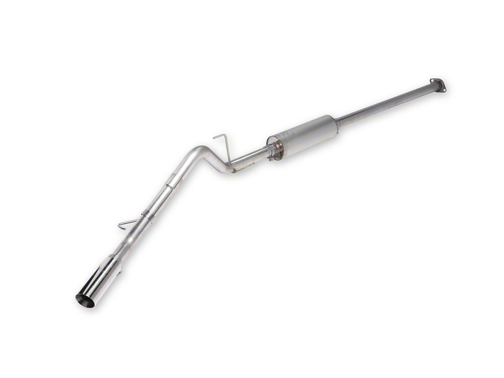 C&L Single Exhaust System with Polished Tip; Side Exit (05-15 4.0L Tacoma)