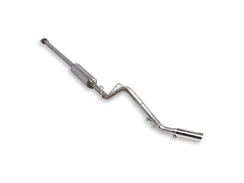C&L Single Exhaust System with Polished Tip; Side Exit (05-15 4.0L Tacoma)