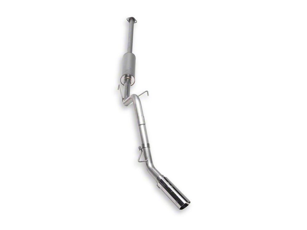 C&L Single Exhaust System with Polished Tip; Side Exit (05-15 4.0L Tacoma)