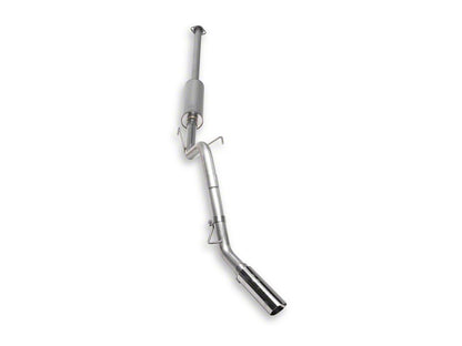 C&L Single Exhaust System with Polished Tip; Side Exit (05-15 4.0L Tacoma)