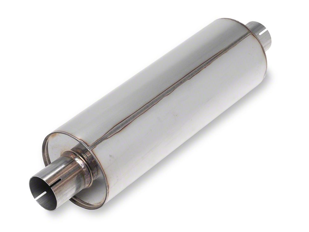 C&L Single Exhaust System with Polished Tip; Side Exit (05-15 4.0L Tacoma)