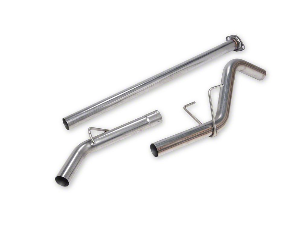 C&L Single Exhaust System with Polished Tip; Side Exit (05-15 4.0L Tacoma)
