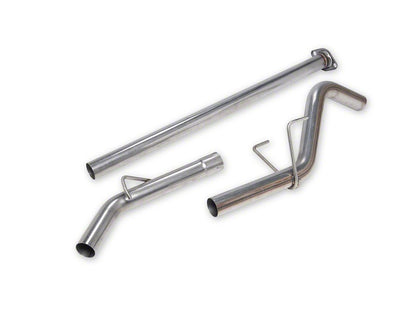 C&L Single Exhaust System with Polished Tip; Side Exit (05-15 4.0L Tacoma)