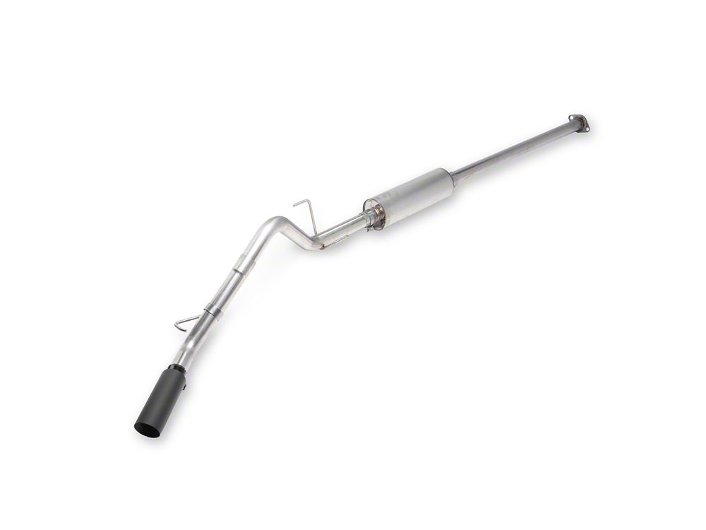 C&L Single Exhaust System with Black Tip; Side Exit (05-15 4.0L Tacoma)