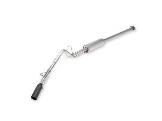 C&L Single Exhaust System with Black Tip; Side Exit (05-15 4.0L Tacoma)