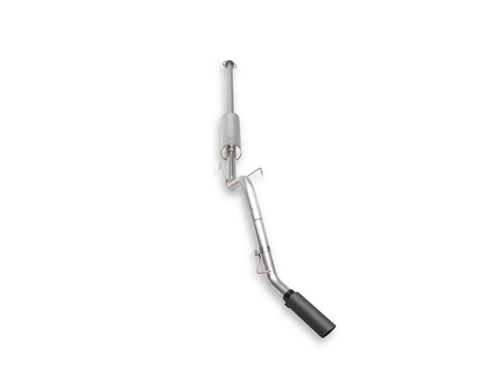 C&L Single Exhaust System with Black Tip; Side Exit (05-15 4.0L Tacoma)