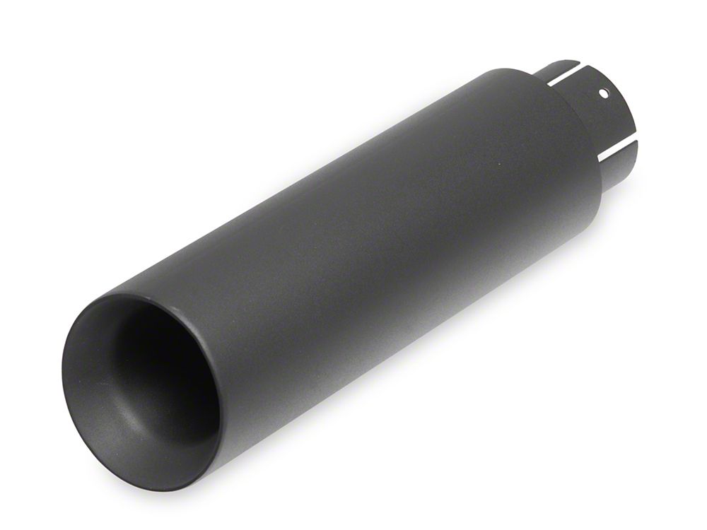 C&L Single Exhaust System with Black Tip; Side Exit (05-15 4.0L Tacoma)