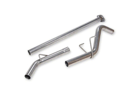C&L Single Exhaust System with Black Tip; Side Exit (05-15 4.0L Tacoma)