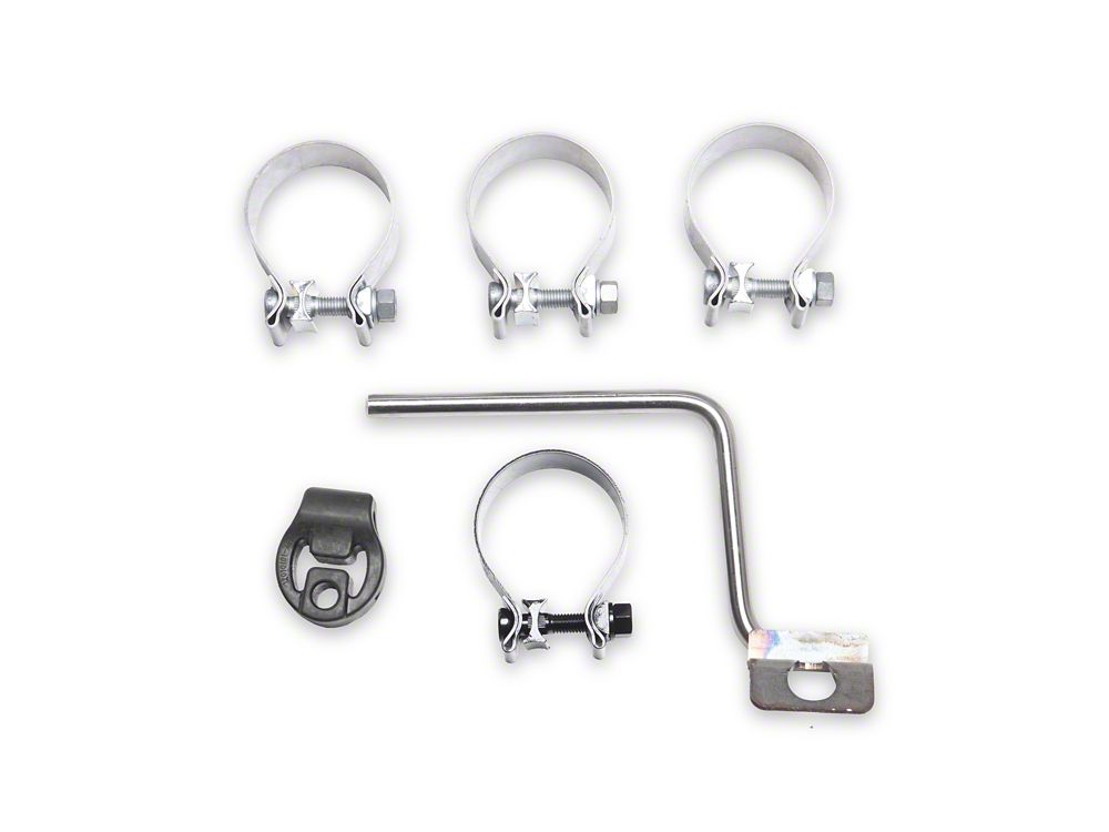 C&L Single Exhaust System with Black Tip; Side Exit (05-15 4.0L Tacoma)