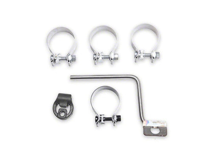 C&L Single Exhaust System with Black Tip; Side Exit (05-15 4.0L Tacoma)