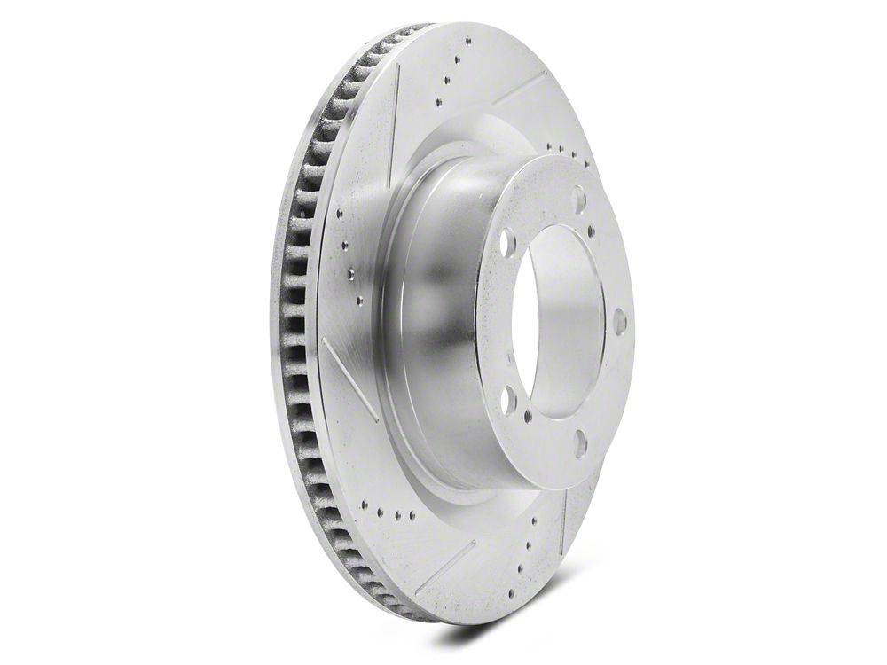 C&L Super Sport HD Cross-Drilled and Slotted 5-Lug Rotors; Front Pair (07-21 Tundra)