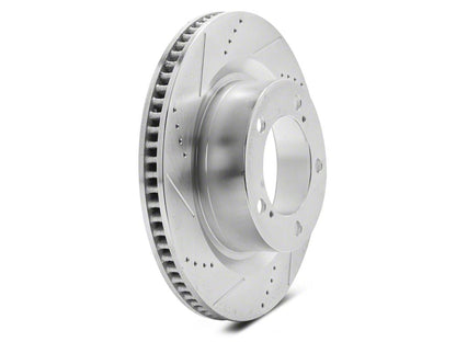 C&L Super Sport HD Cross-Drilled and Slotted 5-Lug Rotors; Front Pair (07-21 Tundra)