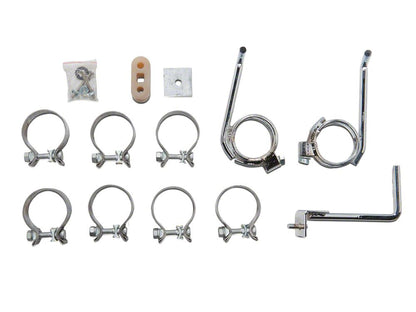 C&L Dual Exhaust System with Polished Tips; Side Exit (09-21 5.7L Tundra)